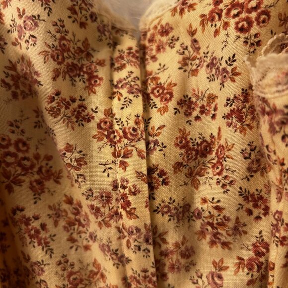 GUNNE SAX by Jessica San Francisco; Size 7; Soft beige background with flowers - Picture 4 of 6